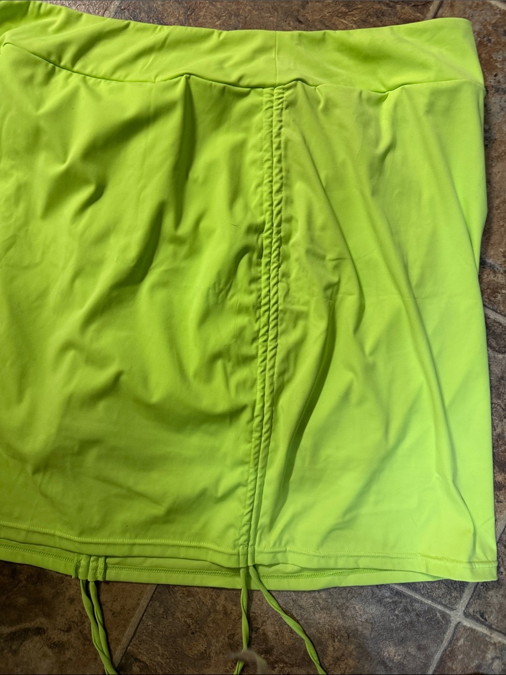 Capullo Neon Lime Active Skort - 4XL - Picture 4 of 14